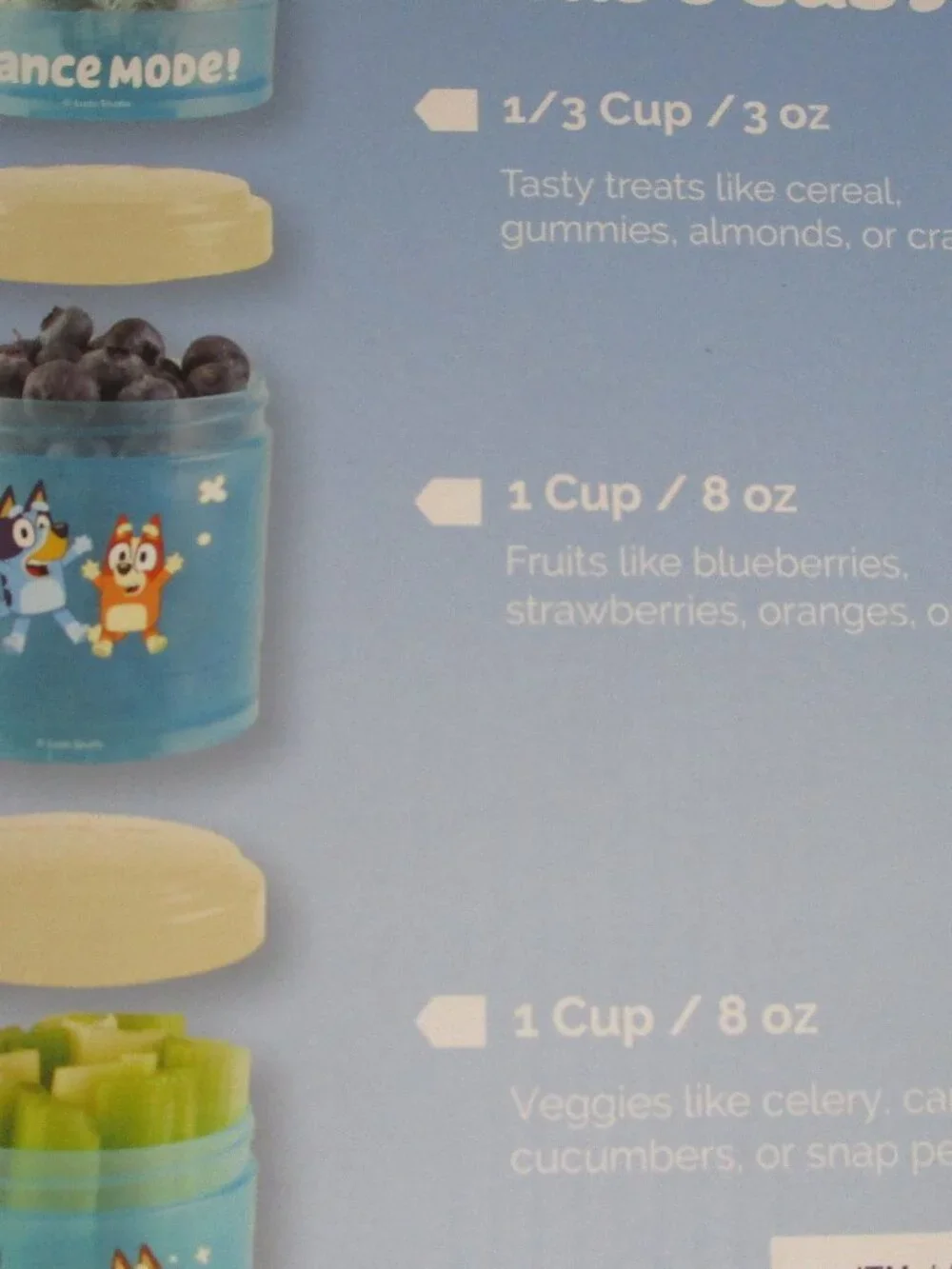 NWT Bluey Snack Stacks